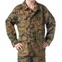 Rothco Kids Camo Bdu Shirt - Woodland Digital Camo, Large - Rothco
