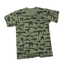 Rothco Vintage Guns T-Shirt - Olive Drab, X-Large - Rothco