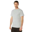 Rothco Solid Color T-Shirt With Cotton - Polyester Blend, Heather Grey, 3X-Large - Rothco