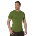 Rothco Solid Color T-Shirt With Cotton - Polyester Blend, Heather Green, 3X-Large - Rothco
