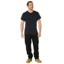 Rothco Solid Color T-Shirt With Cotton - Polyester Blend, Navy Blue, Small - Rothco