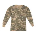 Rothco Kids Long Sleeve Camo T-Shirt - Acu Digital Camo, X-Large - Rothco