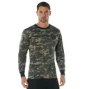 Rothco Long Sleeve Digital Camo T-Shirt - Subdued Urban Digital Camo, Medium - Rothco