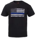 Rothco Kids Thin Blue Line Us Flag T-Shirt - X-Large - Rothco