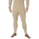 Rothco Ecwcs Gen III Mid-Weight Underwear Bottoms Level Ii - Desert Sand, X-Small - Rothco