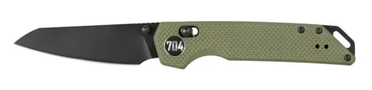 704 Gear Hornet EDC 3.17" Reverse Tanto Blade Folding Pocket Knife w/ Crossbar Lock, OD Green - 704 Gear