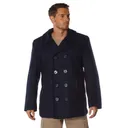 Rothco Wool Pea Coat - Navy Blue, 3X-Large - Rothco