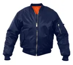 Rothco Kids Ma-1 Flight Jackets - Navy Blue, X-Large - Rothco