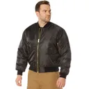 Rothco Ma-1 Flight Jacket - Black, 10X-Large - Rothco