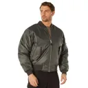 Rothco Ma-1 Flight Jacket - Gunmetal Grey, 7X-Large - Rothco