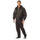 Rothco Hooded Ma-1 Flight Jacket - Small - Rothco