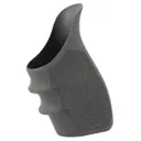 Hogue Handall Beavertail Grip Sleeve Fits Glock Gen 1-5 G17/G17L/G17 MOS/G18, Slate Gray - Superior Performance - 17022 - Hogue