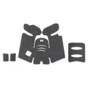 Hogue Wrapter Adhesive Grip Fits Glock Gen 3 G19/G23/G32/G38, Black - Superior Grip Stability - 17239 - Hogue