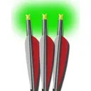 Lumenok Crossbow Bolts 20 in. Barnett Green Moon 3pk. - Lumenok