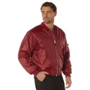 Rothco Ma-1 Flight Jacket - Red, 3X-Large - Rothco