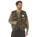 Rothco Uncle Milty Travel Vest - Woodland Camo, Medium - Rothco