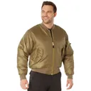 Rothco Ma-1 Flight Jacket - Coyote Brown, 4X-Large - Rothco