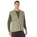 Rothco Deluxe Safari Outback Vest - Khaki, X-Large - Rothco