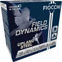 Fiocchi Field Dynamics Upland Steel 12 Gauge 2-3/4" #4 Shot 1-1/8oz Shotshells, 25Rds - Fiocchi