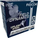 Fiocchi Field Dynamics Upland Steel 12 Gauge 2-3/4" #6 Shot 1-1/8oz Shotshells, 25Rds - Fiocchi