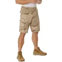 Rothco Camo Bdu Shorts - Tri-Color Desert Camo, 2X-Large - Rothco