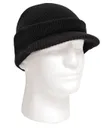 Rothco Genuine G.I. Watch Cap With Brim - Black - Rothco