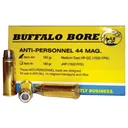 Buffalo Bore Anti-Personnel 44 Rem Mag 180 grain Medium Cast Hollow Point - Gas Checked Pistol and Handgun Ammo, 20/Box - 4H/20 - Buffalo Bore