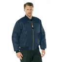 Rothco Ma-1 Flight Jacket With Patches - Navy Blue, 3X-Large - Rothco