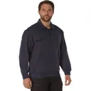 Rothco Firefighter - Ems Quarter Zip Job Shirt, Midnight Navy Blue, 3X-Large - Rothco