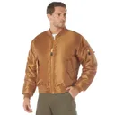 Rothco Ma-1 Flight Jacket - Work Brown, 3X-Large - Rothco