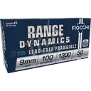 Fiocchi Shooting Dynamics 100 gr Non-Tox Frangible 9mm Ammo, 50/box - 9FRANG - Fiocchi