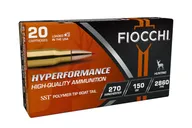 Fiocchi Extrema Rifle Line 150 gr SST Polymer Tip BT .270 Win Ammo, 20/box - 270HSB - Fiocchi