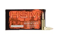 HSM Ammunition Match 77 gr Hollow Point Boat Tail MatchKing .223 Rem Ammo, 50/box - HSM-223-11-N - HSM Ammo