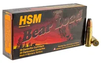HSM Ammunition Bear Load 350 gr Jacketed Soft Point .458 Socom Ammo, 20/box - HSM-458Socom-1-N - HSM Ammo