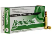 Remington UMC 45 gr Jacketed Hollow Point .223 Rem Ammo, 20/box - L223R7 - Remington