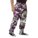 Rothco Color Camo Tactical Bdu Pants - Ultra Violet Camo, 3X-Large - Rothco