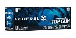 Federal Top Gun 2 3/4" 20 Gauge Ammo #8, 100/Box - TG201008 - Federal Premium