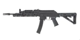PSA AK-V 13.7" 9mm MOEkov Rifle P&W w/ JL Billet Rail, M4 Stock, and ALG Trigger - Black - Palmetto State Armory