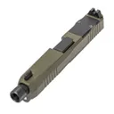 PSA Dagger Complete RMR Slide Assembly With Threaded Barrel, Extreme Carry Cuts, Sniper Green - Palmetto State Armory