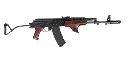 PSAK-74 Wire Folding Rifle with Redwood Shark Fin, Cheese Grater, and Toolcraft Trunnion, Bolt, and Carrier - 