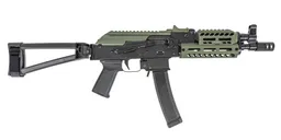 PSA AK-V 9mm Triangle Folding Pistol with ODG Picatinny Dust Cover, and ODG M-Lok Handguard - Palmetto State Armory