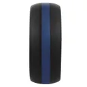 Rothco Thin Blue Line Silicone Ring - Ring Size 10 - Rothco