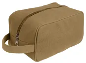 Rothco Canvas Travel Dopp Kit - Coyote Brown - Rothco