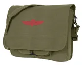 Rothco Canvas Paratrooper Messenger Bag - Olive Drab - Rothco