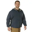 Rothco Reversible Lined Jacket With Hood - Navy Blue, 3X-Large - Rothco
