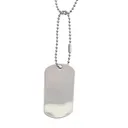 Rothco G.I. Type Dog Tag - Silver - Rothco