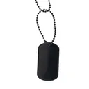 Rothco G.I. Type Dog Tag - Black - Rothco