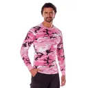 Rothco Long Sleeve Color Camo T-Shirt - Pink Camo, X-Large - Rothco