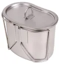 Rothco Stainless Steel Canteen Cup And Cover Set - Rothco