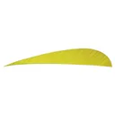 Trueflight Parabolic Feathers Yellow 5 in. LW 100 pk. - Trueflight